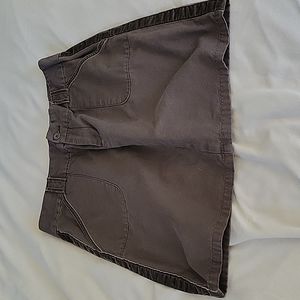 MiniSkirt Cargo with Velvet Trim